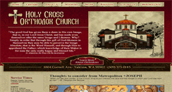 Desktop Screenshot of holycrossyakima.org